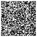 QR code with P B Butler Store contacts