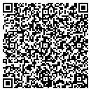 QR code with P J's Roadhouse contacts
