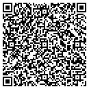 QR code with H & H Pottery & Iron contacts