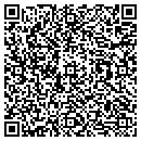QR code with 3 Day Blinds contacts
