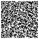 QR code with R an J Tobacco contacts