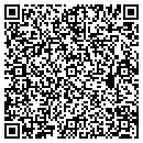 QR code with R & J Video contacts