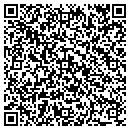 QR code with P A Awning Inc contacts