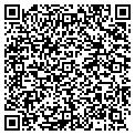 QR code with P J F Inc contacts