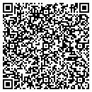 QR code with V & B Inc contacts