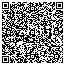 QR code with 3 S's Notary contacts