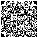 QR code with V P Bingman contacts