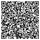 QR code with V Richards contacts