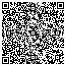QR code with P K And M Inc contacts