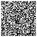 QR code with K & B Kwik Stop contacts