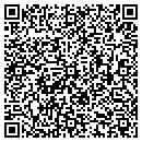 QR code with P J's Cafe contacts