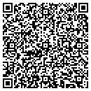 QR code with H C Carter contacts