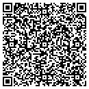 QR code with P Bader contacts