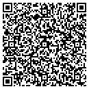 QR code with H E R Lumber contacts