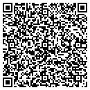 QR code with B & G Window Tinting contacts