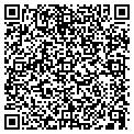 QR code with T H & C contacts