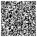 QR code with 3 R Pools contacts