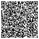 QR code with B & W Excavating Inc contacts