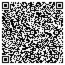 QR code with B & W Rv Storage contacts