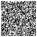 QR code with J & B Fence contacts