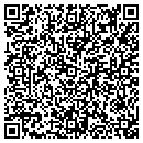 QR code with H & W Hardware contacts
