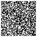QR code with P C Storage Units contacts
