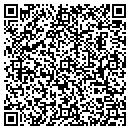 QR code with P J Storage contacts
