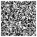QR code with B & E Mini Storage contacts
