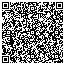 QR code with P J's Ooo LA La's contacts