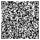 QR code with M W Storage contacts