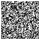 QR code with K V Fitness contacts