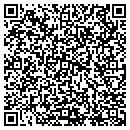 QR code with P G & B Products contacts
