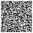 QR code with P & T Hardware contacts