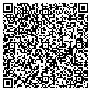 QR code with H B Windows contacts