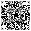 QR code with K Nail & Spa contacts