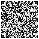 QR code with H & W Self Storage contacts