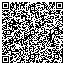 QR code with B & H Valet contacts