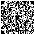 QR code with B & H Valet contacts