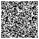 QR code with H Hudson contacts
