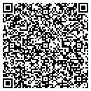 QR code with 3 For 1 Pizza contacts