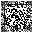QR code with E & J Self Storage contacts