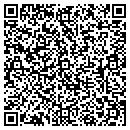QR code with H & H Fence contacts