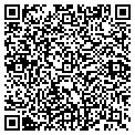 QR code with B & P Fencing contacts