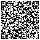 QR code with B & G Backhoe Service contacts