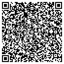 QR code with B & H Backhoe Service contacts