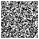 QR code with B & E Excavating contacts