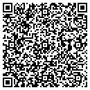 QR code with 3 Guys Glass contacts