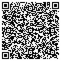 QR code with H & F Tire contacts