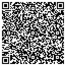 QR code with K & K Rv Storage contacts