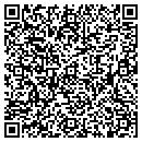 QR code with V J & F Inc contacts